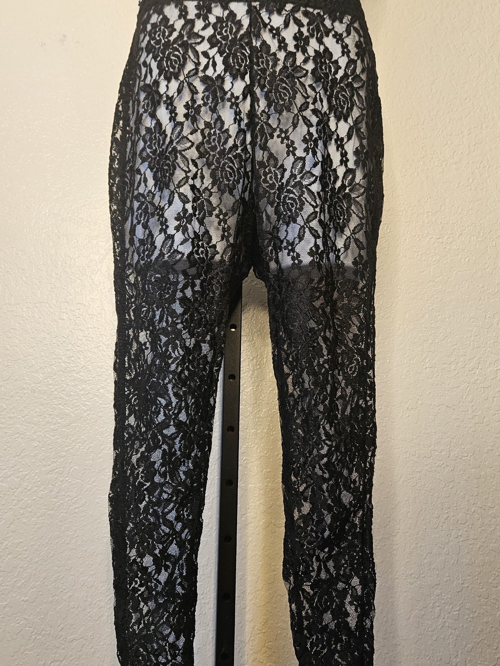 Black Lace Sheer Leggings